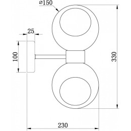 Бра Freya Bony FR5394WL-02BS