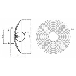 Накладной светильник Freya Albero FR5589WL-01T