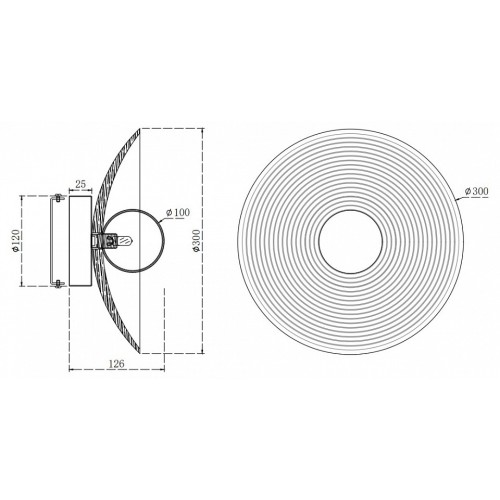 Накладной светильник Freya Albero FR5589WL-01T