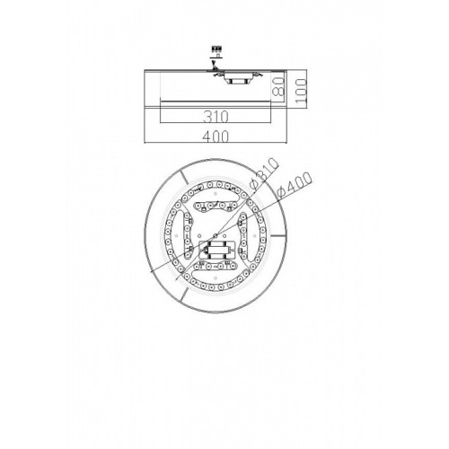 Накладной светильник Freya Zoticus FR6005CL-L36G