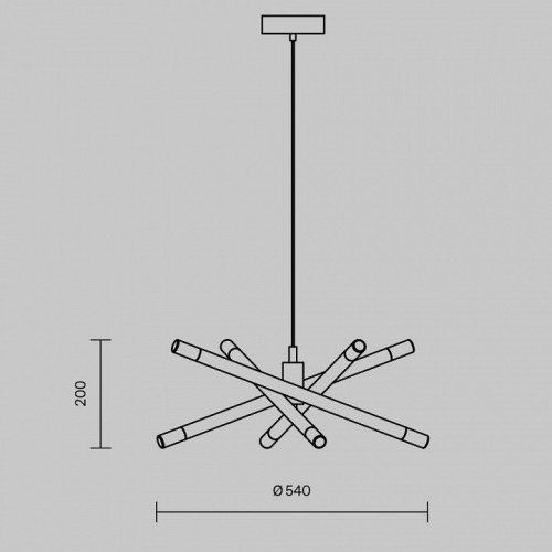 Подвесная люстра Freya Wands FR6130PL-L24B