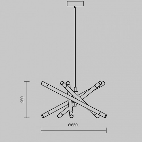 Подвесная люстра Freya Wands FR6130PL-L30B