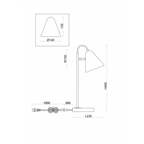 Настольная лампа декоративная Freya Рынок Фальке FR8001TL-01WG