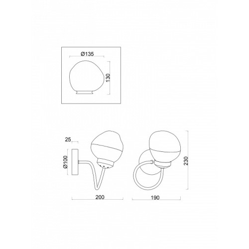 Бра Freya  FR8017WL-01MG
