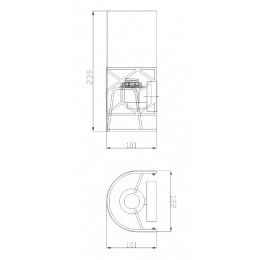 Накладной светильник Maytoni Messina H223-WL-01-G