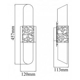 Накладной светильник Maytoni Venera H260-02-N