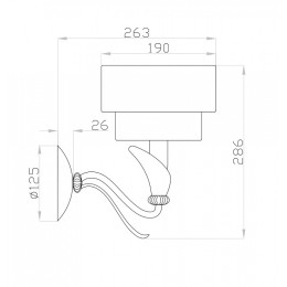 Бра Maytoni Lillian H311-01-G