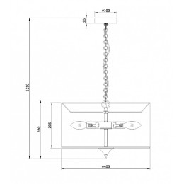 Подвесной светильник Maytoni Farn H428-PL-03-WG