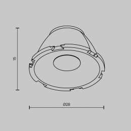 Линза Maytoni Accessories LensCD28-15