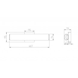 Бра Maytoni Gelo MIR073WL-L14CH4K