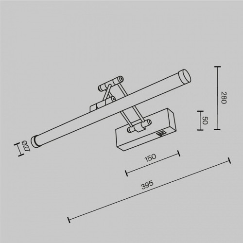 Подсветка для картины Maytoni Luster MIR268WL-L3B3K