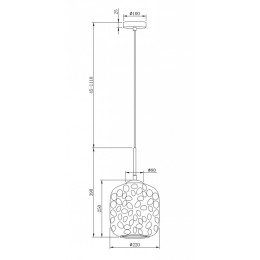 Подвесной светильник Maytoni Dolce MOD001PL-01CFL