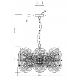 Подвесной светильник Maytoni Aster MOD007PL-10G