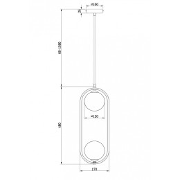 Подвесной светильник Maytoni Ring MOD013PL-02W