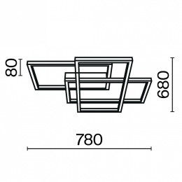 Потолочная люстра Maytoni Rida MOD015CL-L80GK