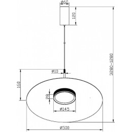 Подвесной светильник Maytoni Halo MOD041PL-L15W3K1