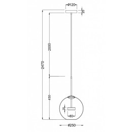Подвесной светильник Maytoni Cometa MOD055PL-L12G3K