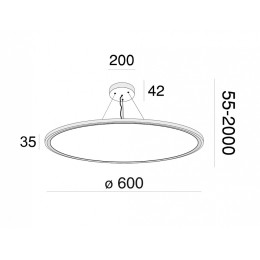 Подвесной светильник Maytoni Cosmos MOD057PL-L54W4K