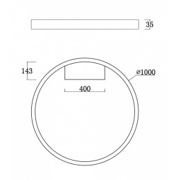 Накладной светильник Maytoni Rim MOD058CL-L65B4K
