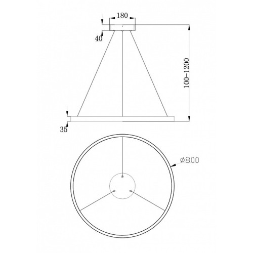 Подвесной светильник Maytoni Rim MOD058PL-L42B4K