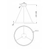 Подвесной светильник Maytoni Rim MOD058PL-L42BS4K