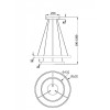 Подвесной светильник Maytoni Rim MOD058PL-L55BSK