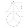 Подвесной светильник Maytoni Rim MOD058PL-L65BS4K