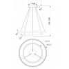 Подвесной светильник Maytoni Rim MOD058PL-L74BS4K