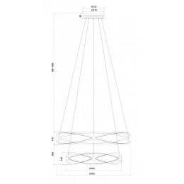 Подвесной светильник Maytoni Weave MOD062PL-L103CH3K