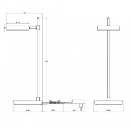 Настольная лампа декоративная Maytoni Fad MOD070TL-L8W3K