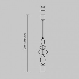 Подвесной светильник Maytoni Monochrome MOD071PL-L8B3K1