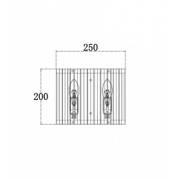 Накладной светильник Maytoni Solar MOD087WL-02G