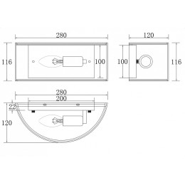 Накладной светильник Maytoni Ripple MOD096WL-01CH