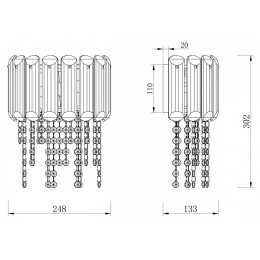 Бра Maytoni Hail MOD097WL-02CH