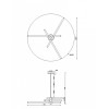 Люстра на штанге Maytoni Axis MOD106CL-L40G3K