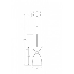 Подвесной светильник Maytoni Cloches MOD113PL-01W