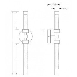 Бра Maytoni Stelo MOD116WL-L7B3K