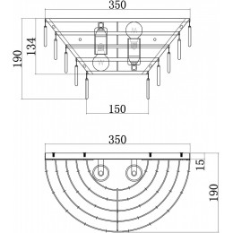 Накладной светильник Maytoni Mazzo MOD130WL-02G