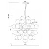 Подвесная люстра Maytoni Bolla MOD133PL-08BS