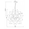 Подвесная люстра Maytoni Bolla MOD133PL-08CH