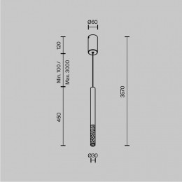 Подвесной светильник Maytoni Pro Shade MOD157PL-L6WK