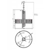 Подвесной светильник Maytoni Frame MOD174PL-06G