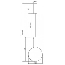 Подвесной светильник Maytoni Nebula MOD182PL-L6B3K