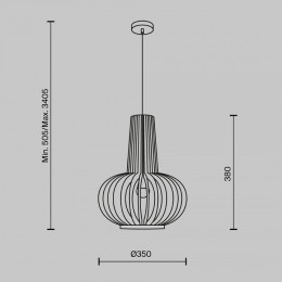 Подвесной светильник Maytoni Roots MOD193PL-01W1
