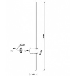 Бра Maytoni Light stick MOD237WL-L11B3K