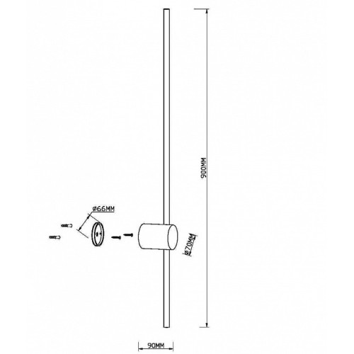 Бра Maytoni Light stick MOD237WL-L11B3K