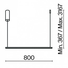Подвесной светильник Maytoni Halo MOD246PL-L16BK