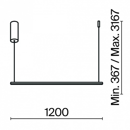 Подвесной светильник Maytoni Halo MOD246PL-L24BK