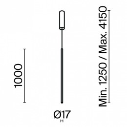 Подвесной светильник Maytoni Halo MOD246PL-L24BK1