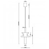 Подвесной светильник Maytoni Sound Wave MOD255PL-01B2